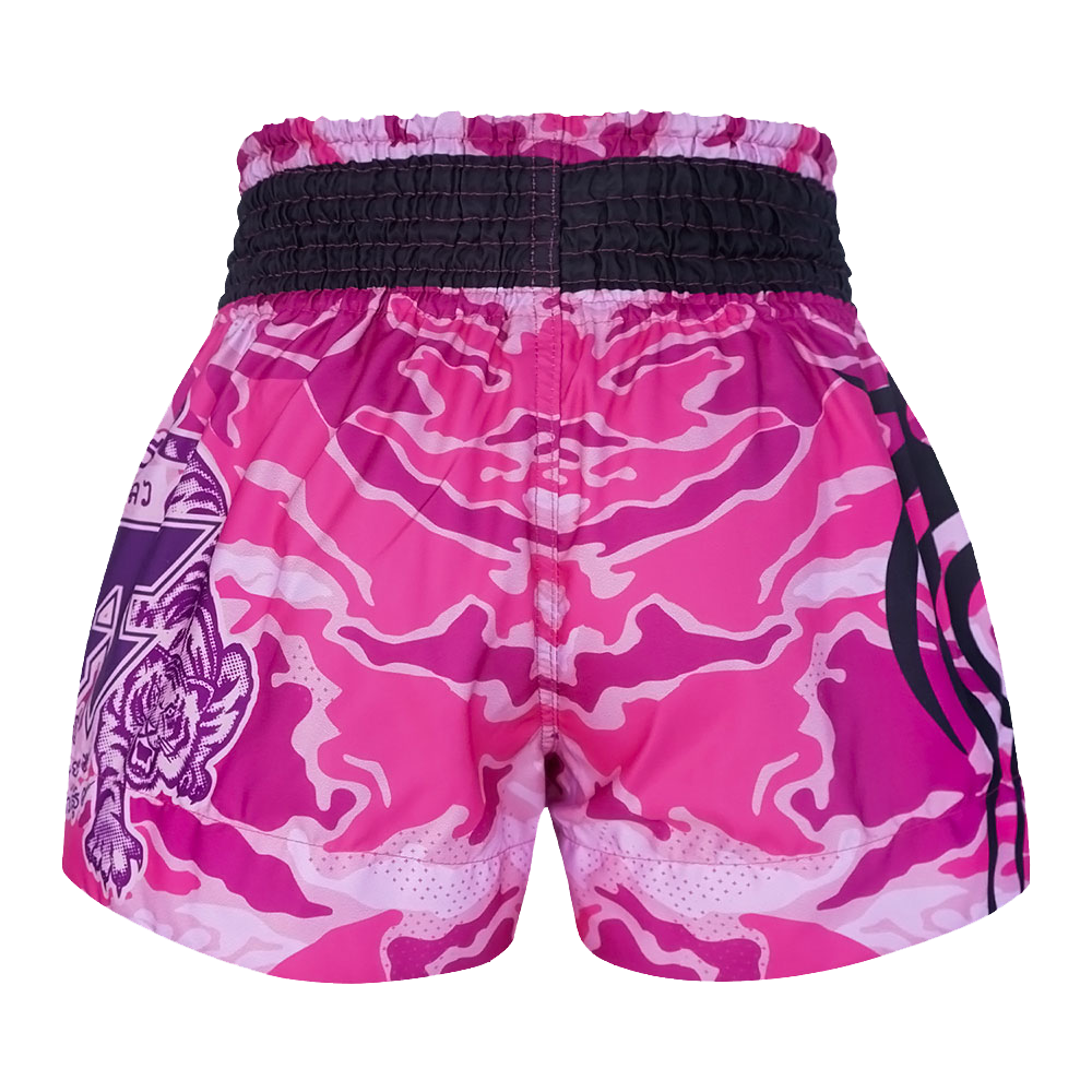 Tuff Pink Camouflage Thai Boxing Shorts Tuff Sport